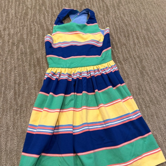 Polo Ralph Lauren Multicolor Striped Sleeveless Dress Girls Small Size 7 - Picture 5 of 6